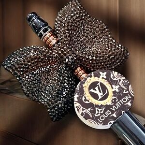 Handmade boujee bling bow beaded pen